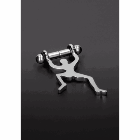 Klimmen Man Magnetische Tepelknijpers