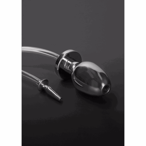 Fire Hose Penis Plug met Butt Plug