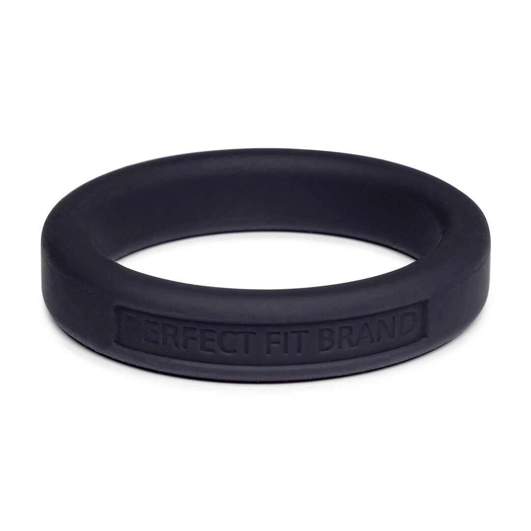 Silicone Hefty Ring Classic - Cockring - 1,75 / 4,4 cm - Zwart