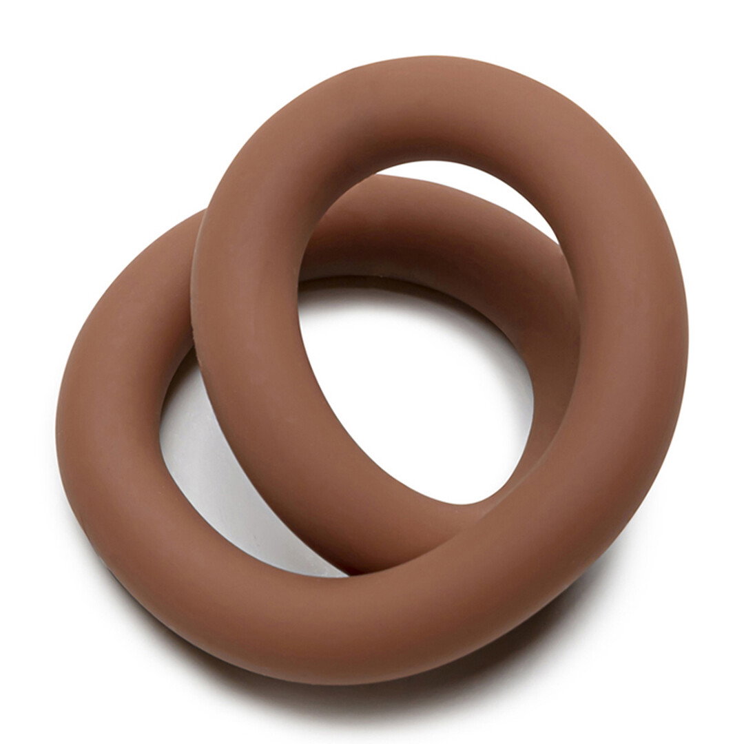 Siliconen Hefty Wrap Ring - Cockring - 9 / 22,9 cm - Huidskleur 2 - Afbeelding 3