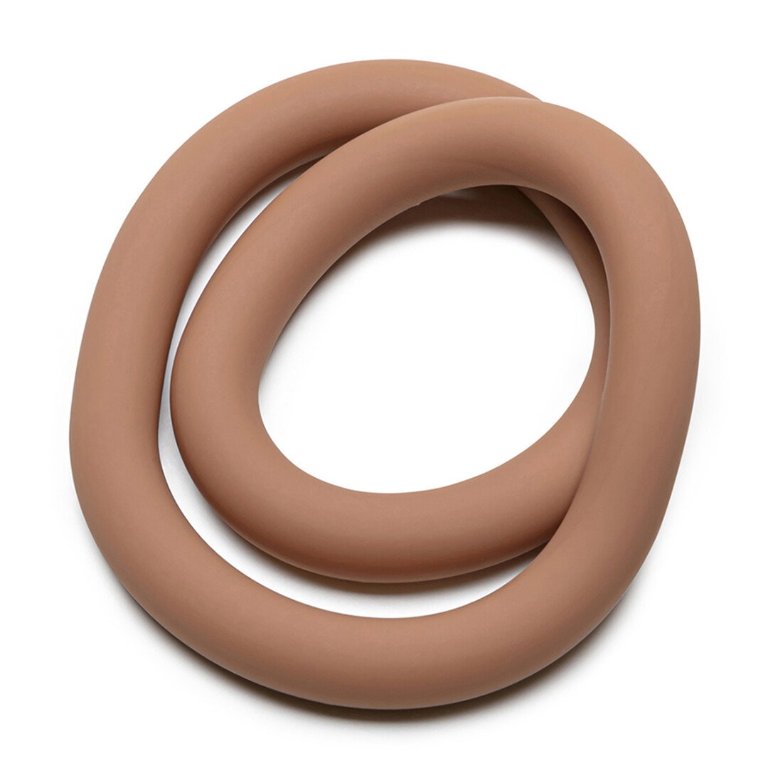 Siliconen Hefty Wrap Ring - Cockring - 12 / 30,5 cm - Huidskleur 3 - Afbeelding 3